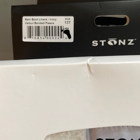 Stonz Rain Boot Liners - Ivory - Picture 3 of 4